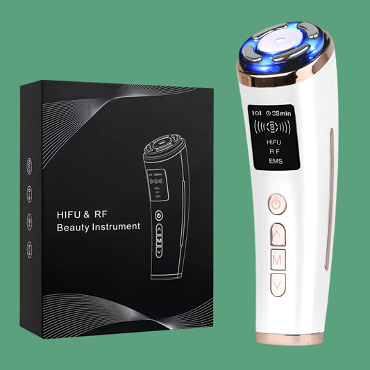 Mini HIFU Face Lifting Machine Facial Microcurrent Skin Rejuvenation Anti-Aging Face Massager Lift Firm Tightening Skin Device
