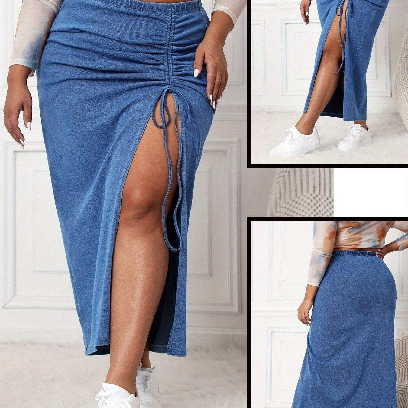 חצאית ג’ינס קז’ואל