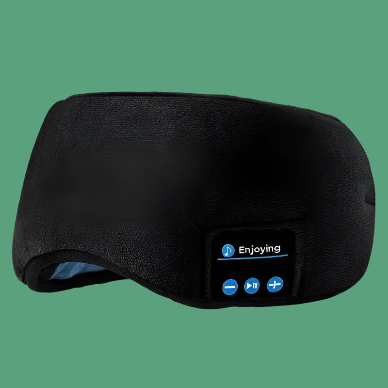Bluetooth Wireless Headphones Sleeping Eye Mask Earphones Smart Music Sleep Headband Soft Elastic Eye Cover Headset Yoga Travel