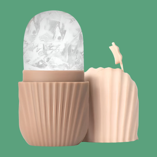 Ice Face Roller Skin Ice Cube Mold Anti-Slip Tray Shrink Pores Ice Maker for Eye Puffiness Face Tightening