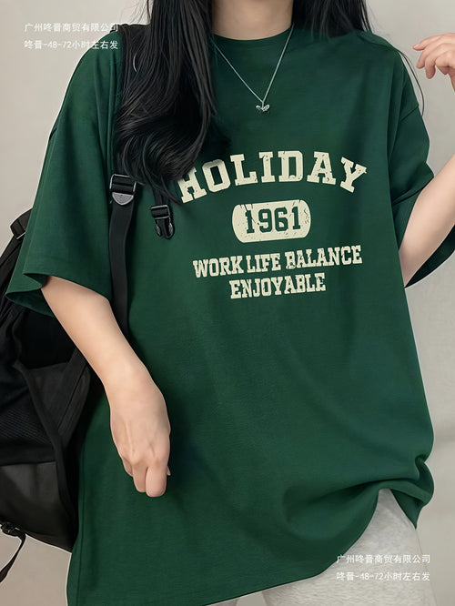 חולצת רטרו משוחררת